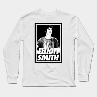 Elliott Smith - Portrait Retro Long Sleeve T-Shirt